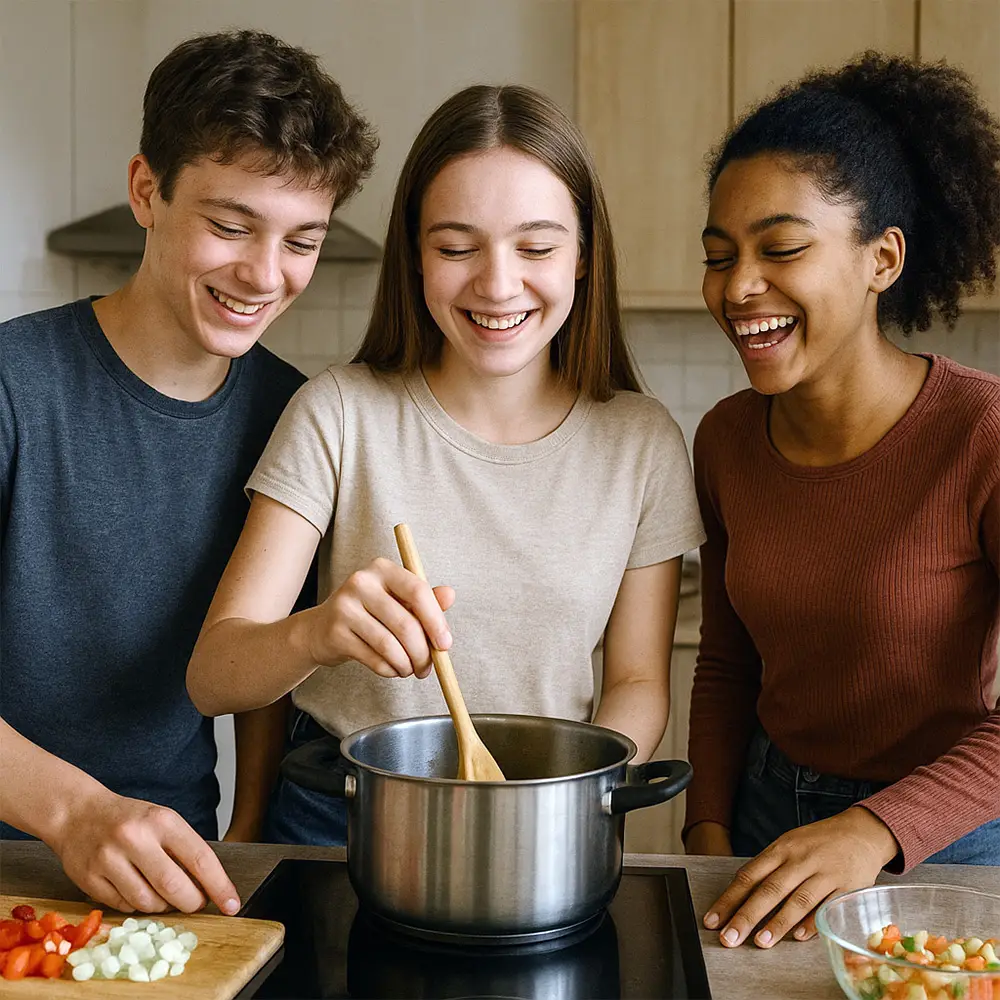 jugendliche kochen