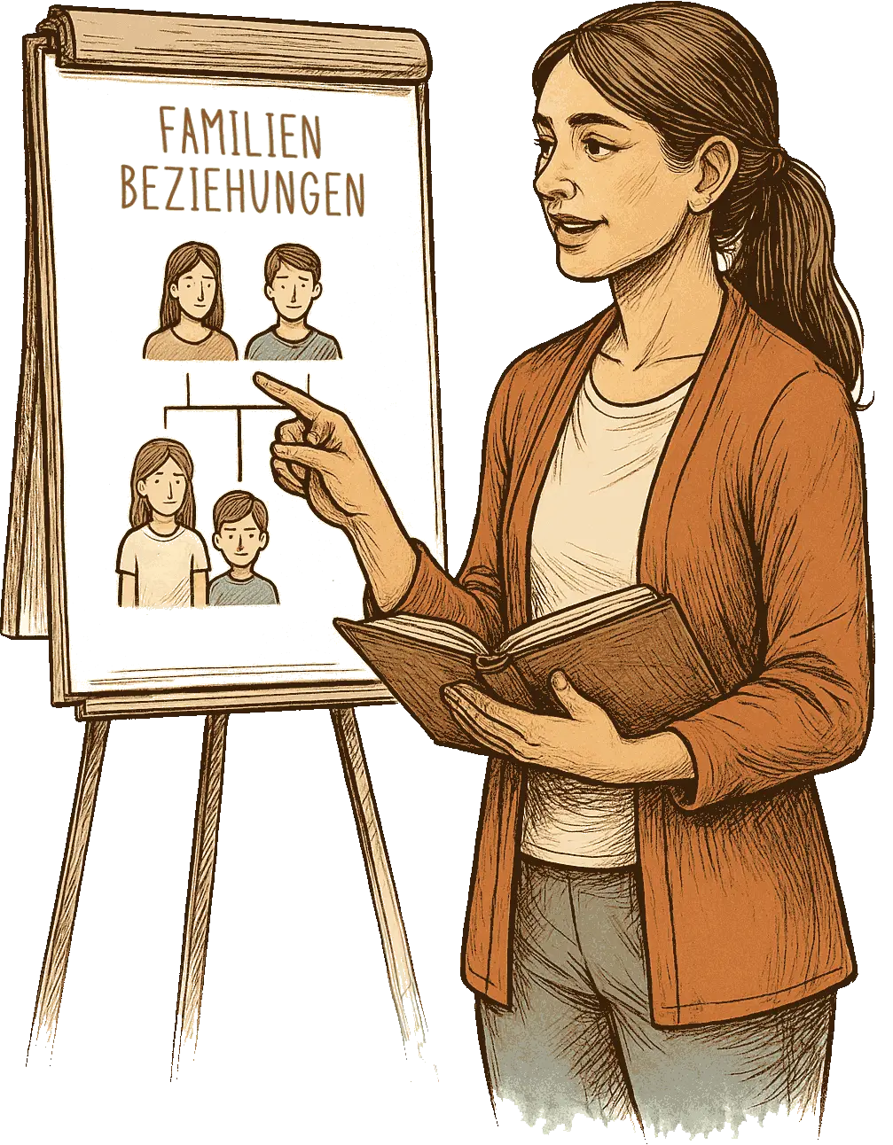 Dozentin am Flipchart